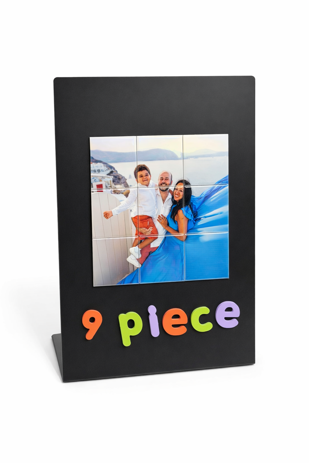 9-Piece Custom Photo Magnet Puzzle (2.5″ Squares)