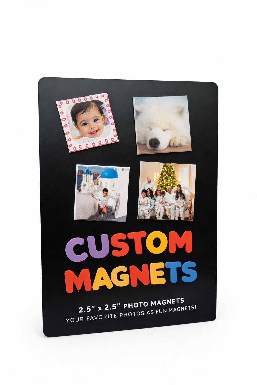 Single 2.5''x2.5'' Custom Photo Magnet