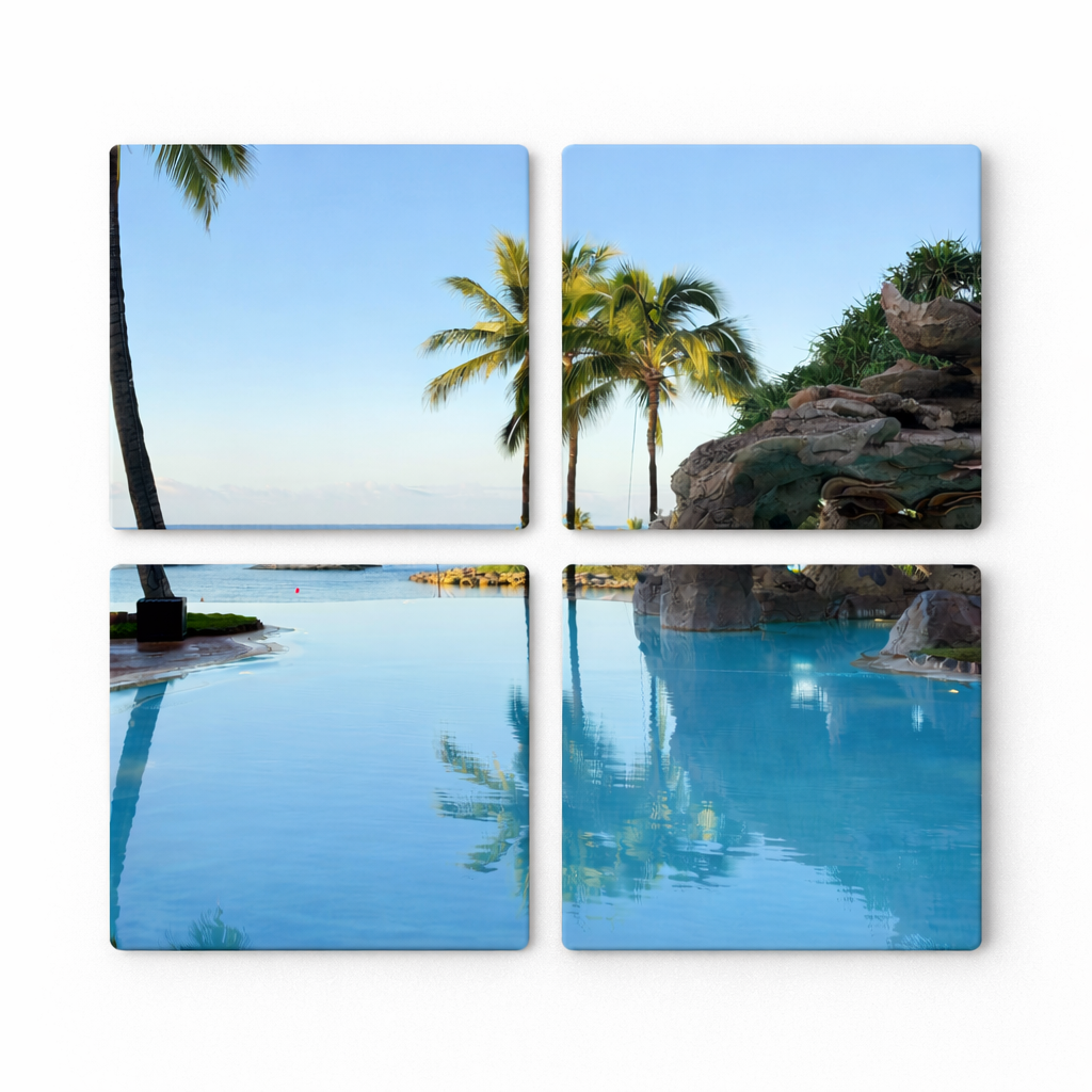 4-Piece Custom Photo Magnet Puzzle (2.5″ Squares) – Little J Magnets
