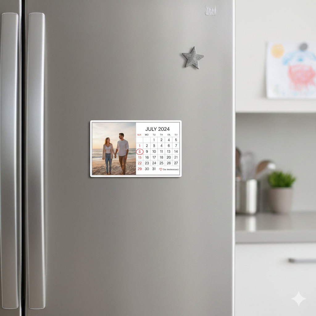 4″ × 6″ Custom Flexible Photo Magnet